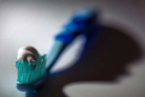 Toothpaste on the Tooth Brush