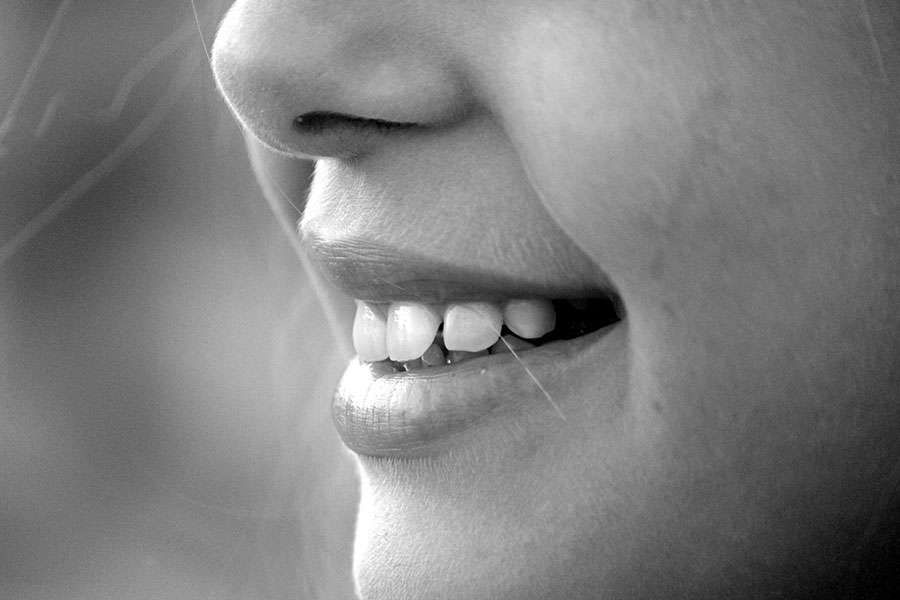 Smiling Girl's Mouth