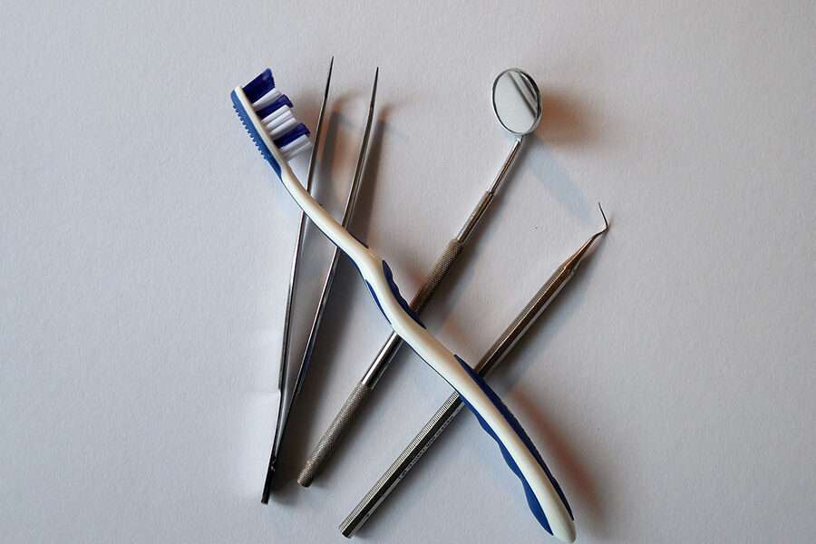 Dental Tools and Teeth Brush