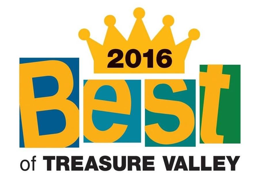2016 Best of Treasure Valley Award Banner