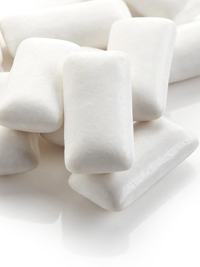 Sugarless chewing gum may reduce your risk of tooth decay by increasing the flow and volume of saliva in the mouth.